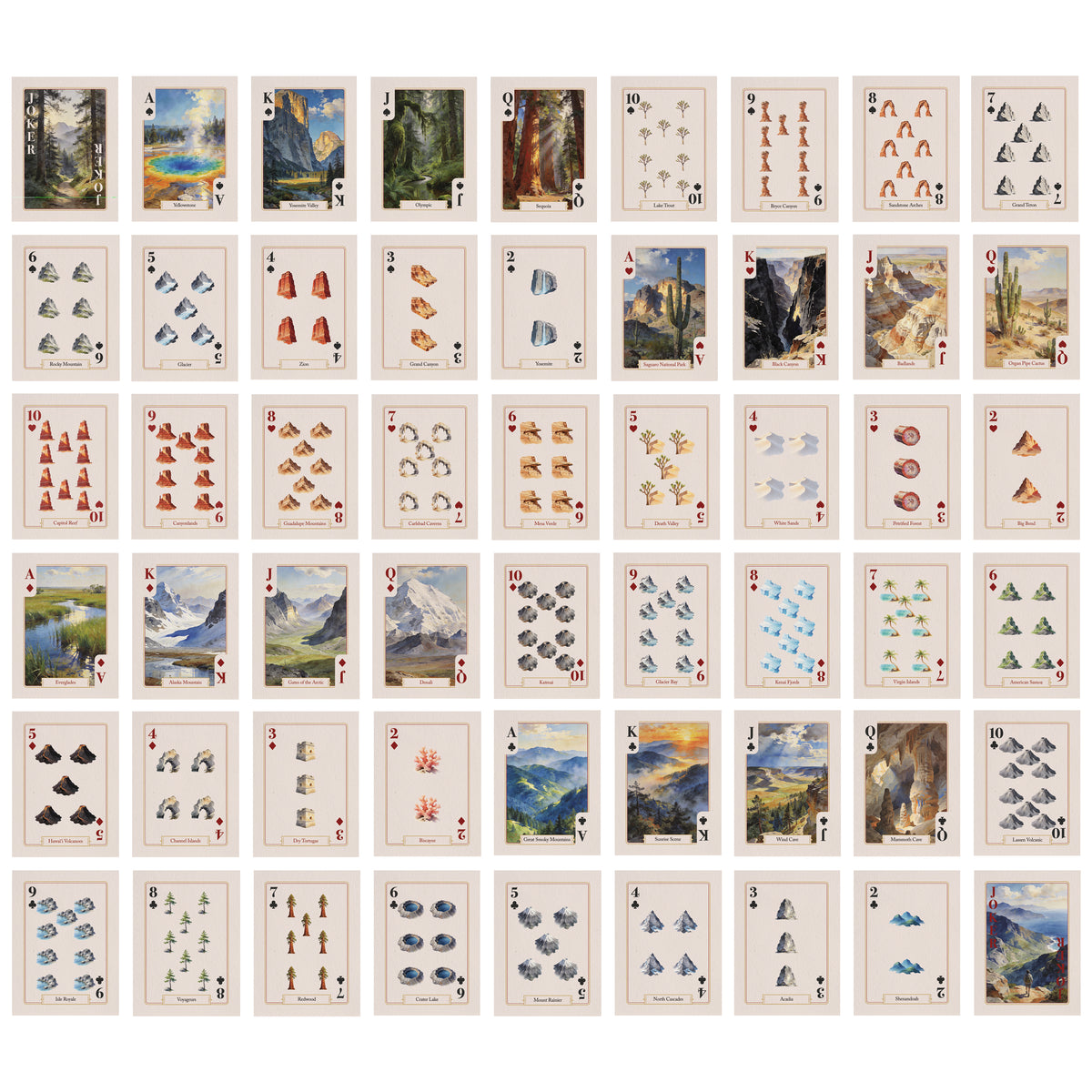 National Parks Playing Cards, image 5
