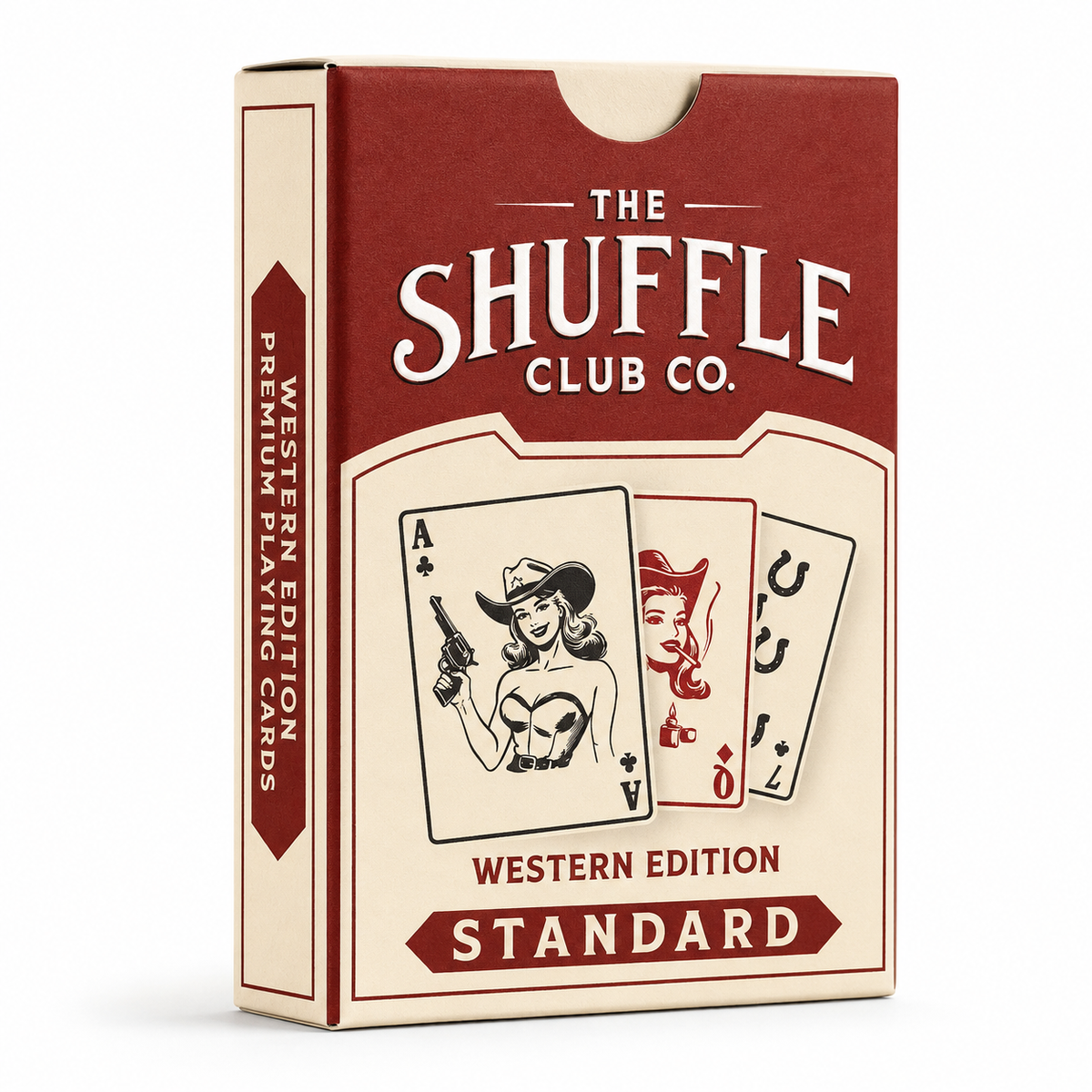 Shuffle Club Co Jumbo Western Playing Cards - Wild West Cowboy Deck