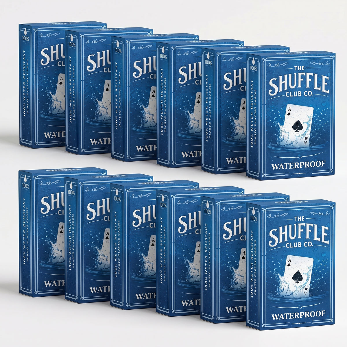 Waterproof Playing Cards (12-Pack) – box front