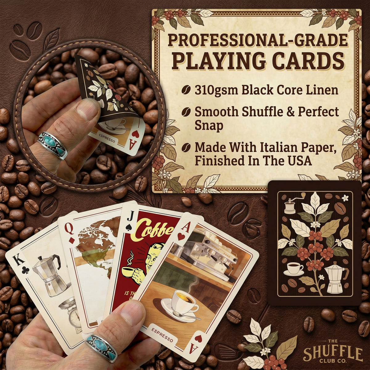 Shuffle Club Coffee Playing Cards product view 3