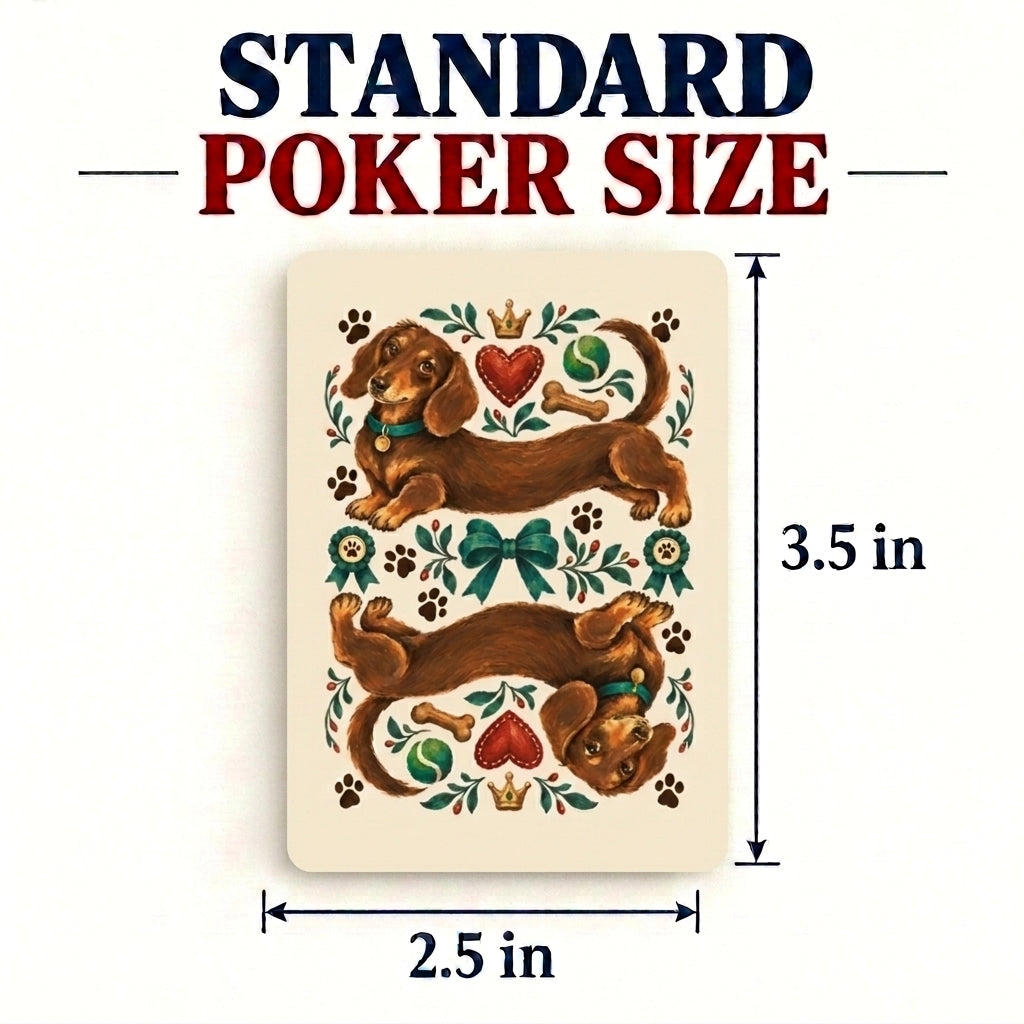 Wiener Dog Edition Premium Playing Cards