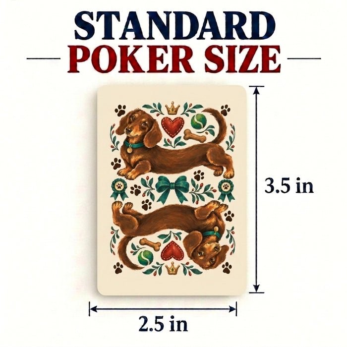 Wiener Dog Edition Premium Playing Cards