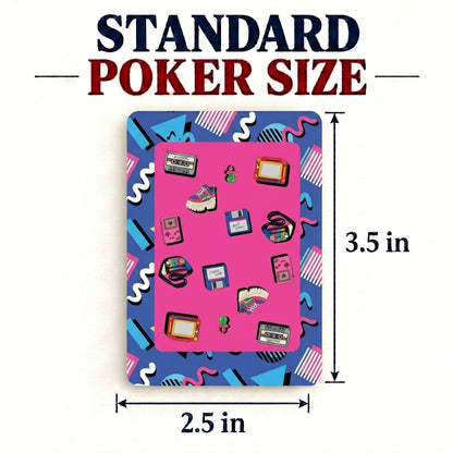 Retro 90s Playing Cards – Premium Poker Deck