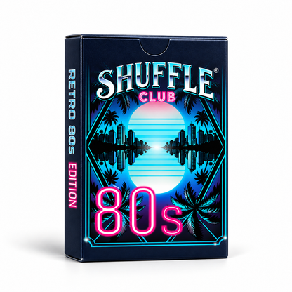 Retro 80s Edition Playing Cards – Neon-Inspired Poker Deck for Game Nights & Gifts