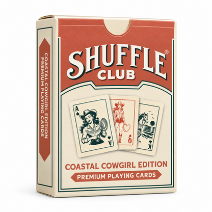 Coastal Cowgirl Playing Cards – box front