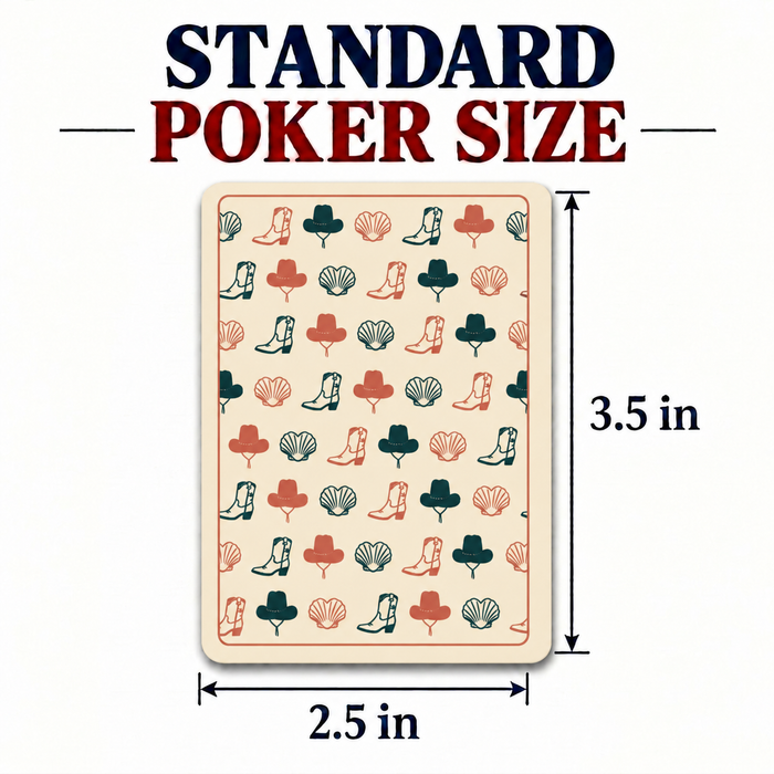 Coastal Cowgirl Playing Cards – Premium Poker Deck