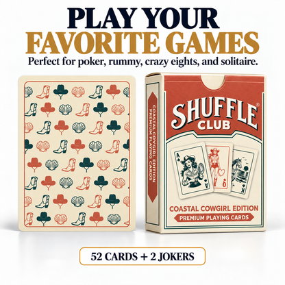 Coastal Cowgirl Playing Cards – Premium Poker Deck