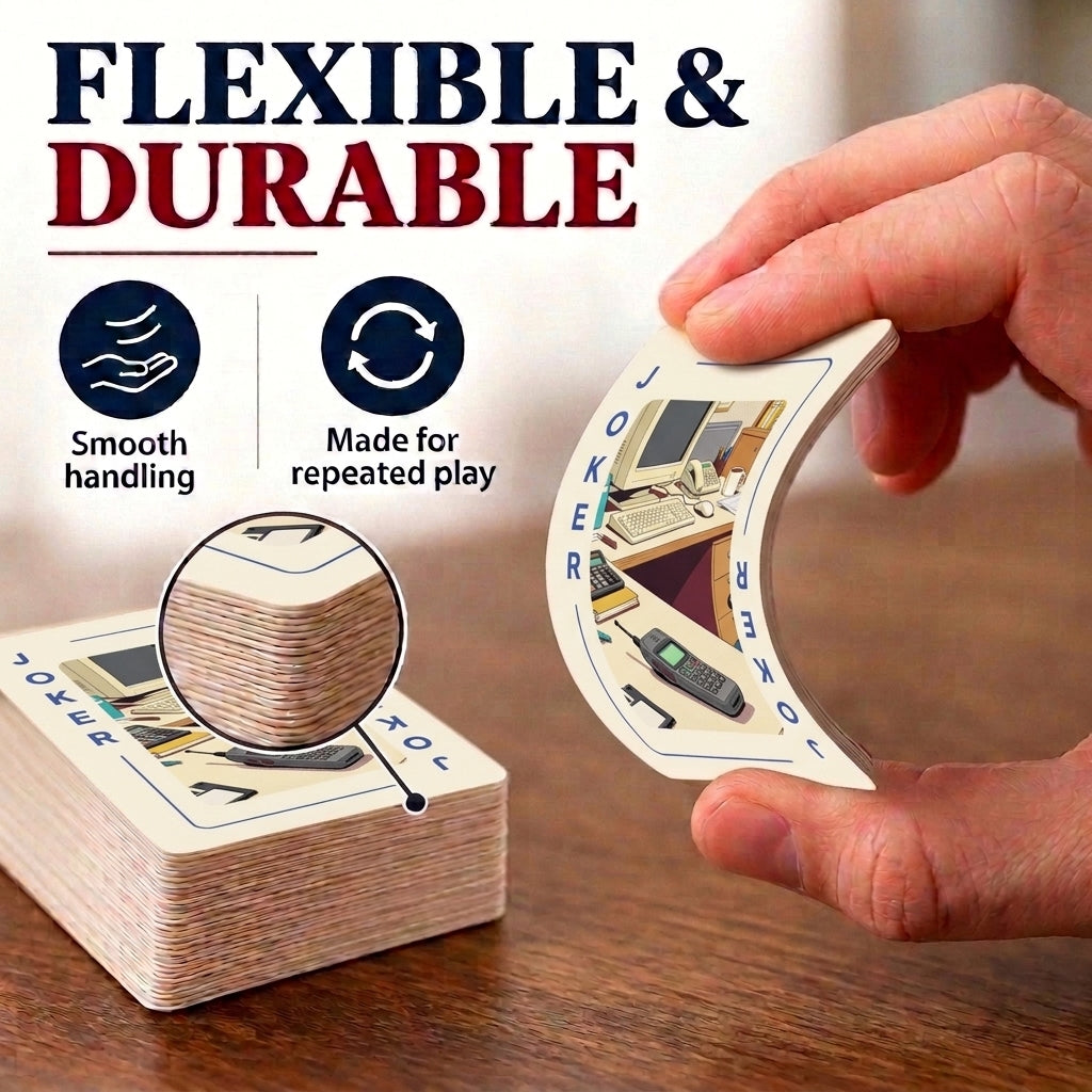 Retro 90s Playing Cards – Premium Poker Deck