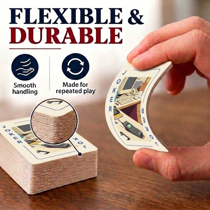 Retro 90s Playing Cards – Premium Poker Deck