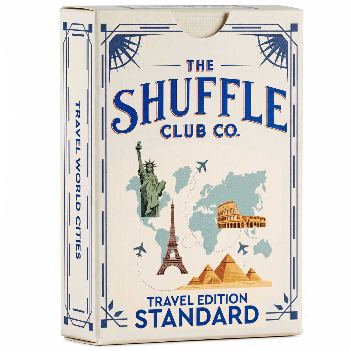 Shuffle Club Travel Playing Cards deck box and cards