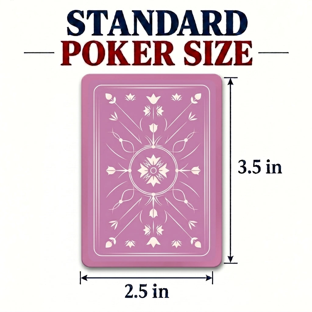 Shuffle Club Co. Pink Edition Premium Playing Cards – Stylish Pink Card Deck – Playing Cards for Poker, Rummy, Game Nights, Gifts, Parties & Collectors (Pack of 1)