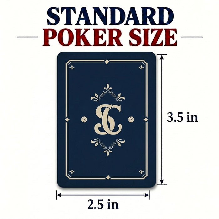 The Vintage Casino Playing Cards – Premium Poker Card Deck with Classic Casino-Inspired Design – Stylish Playing Cards for Poker, Blackjack, Game Nights & Gifts (Pack of 1)