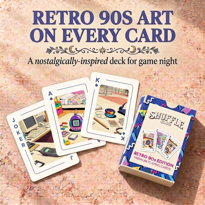 Retro 90s Playing Cards – Premium Poker Deck