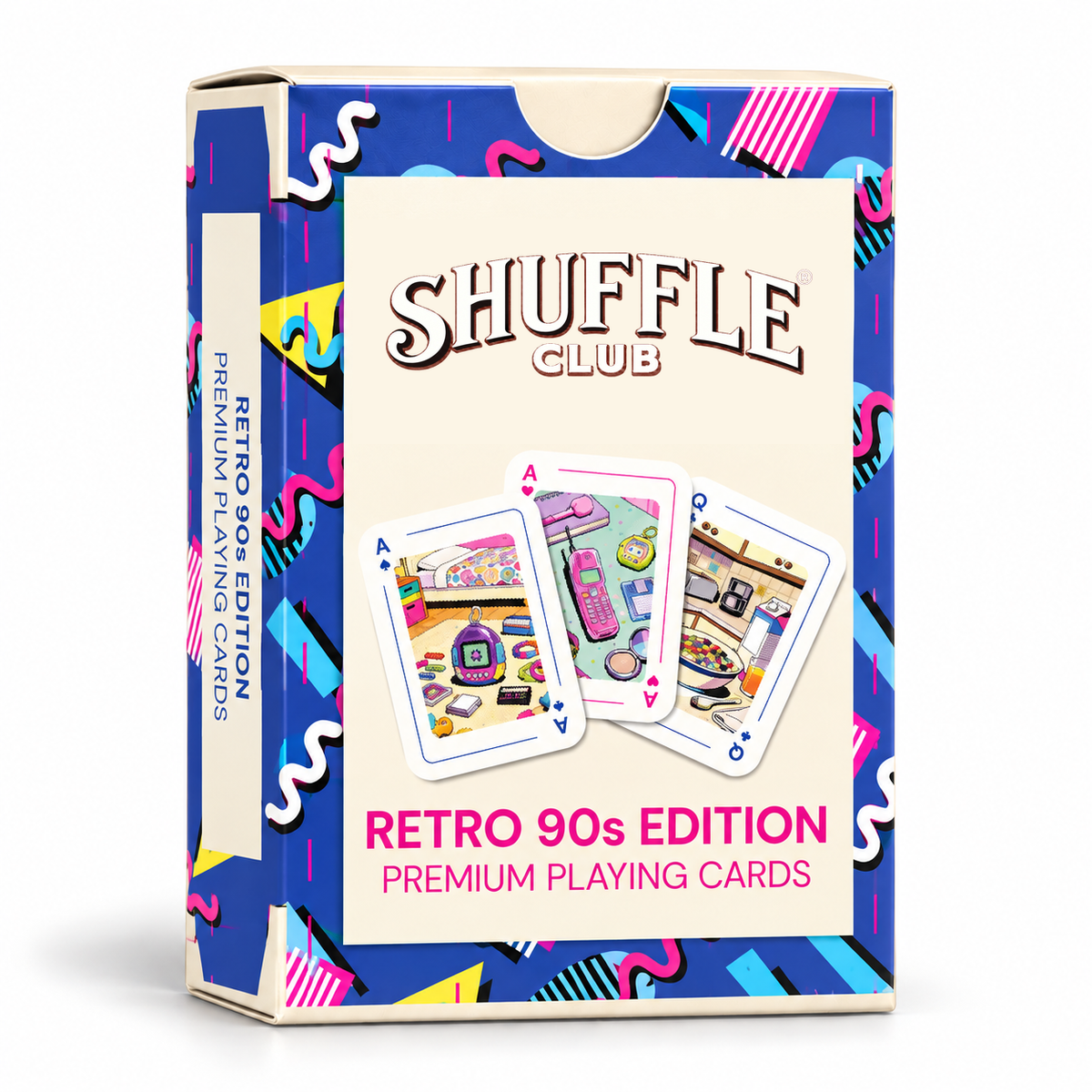 Retro 90s Playing Cards – box front
