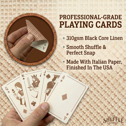 Shuffle Club Jumbo Neutral large print easy-read playing cards view 2