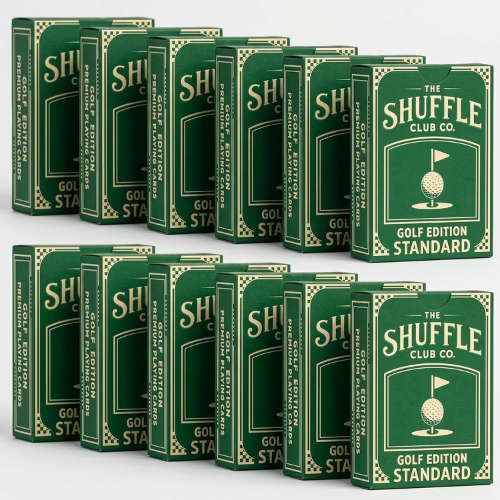 Golf Playing Cards (12-Pack) – box front