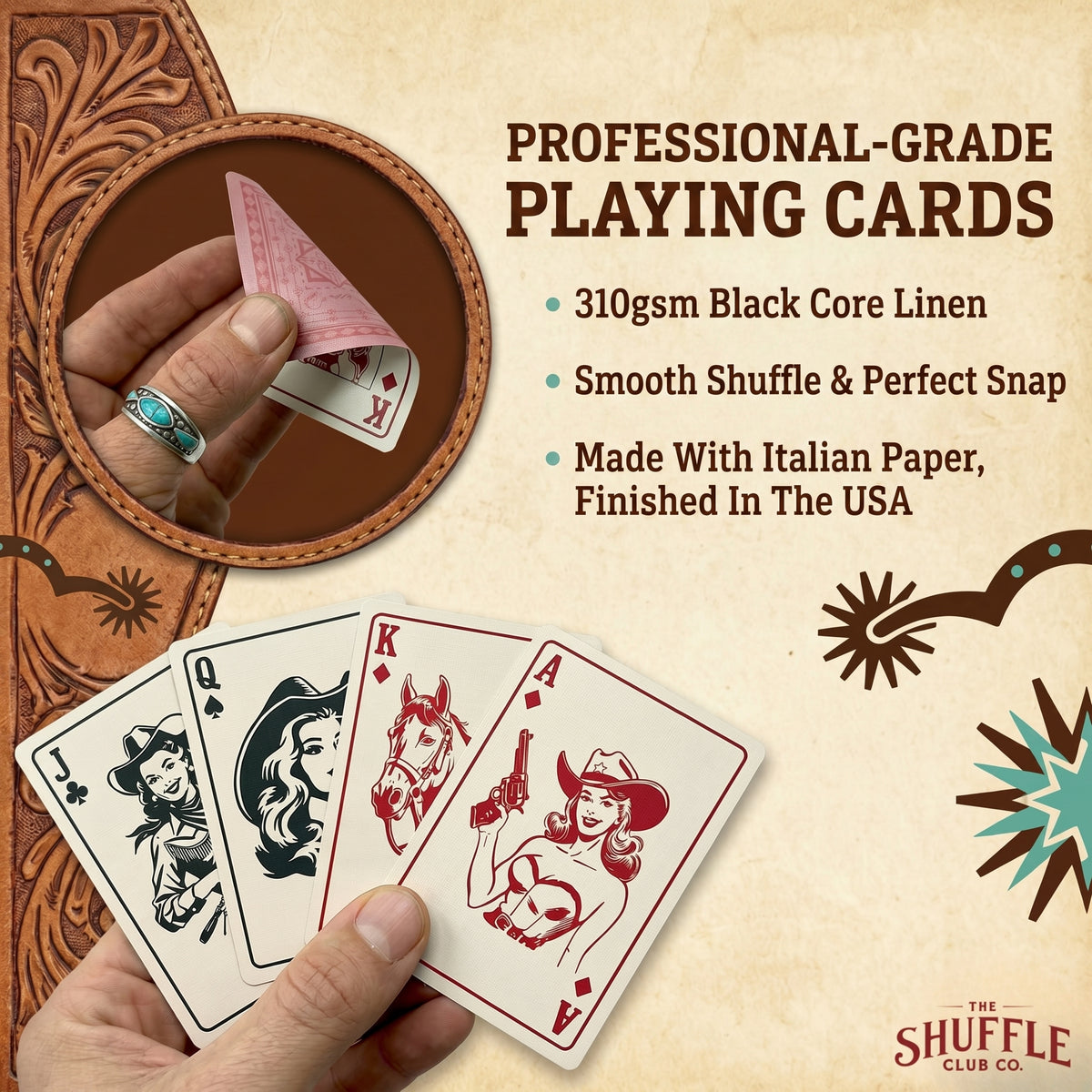Shuffle Club Western Edition Playing Cards product view 3