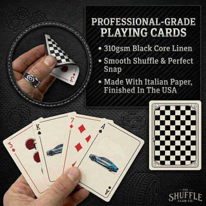 Shuffle Club Auto Playing Cards classic cars product view 3