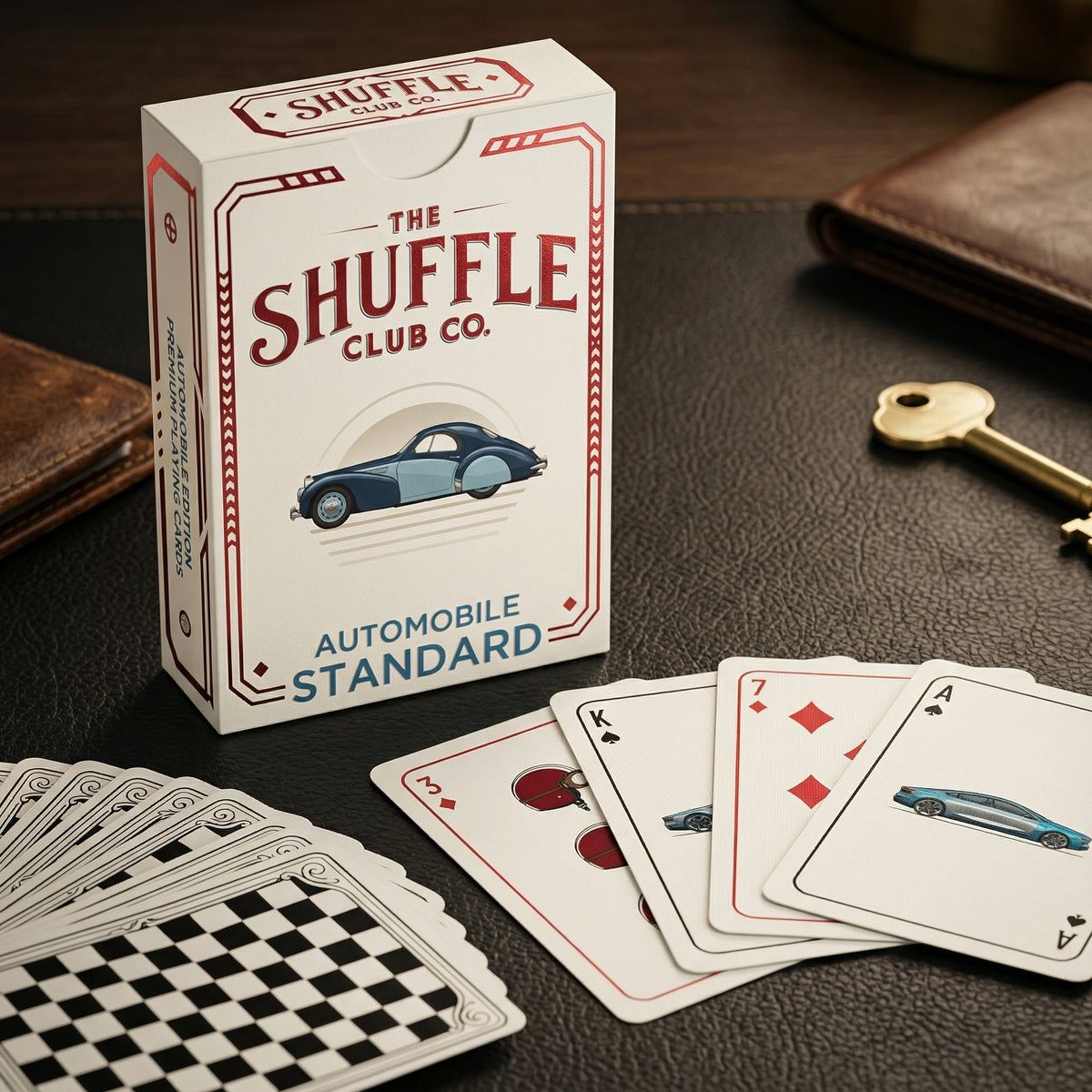 Shuffle Club Auto Playing Cards classic cars product view 7