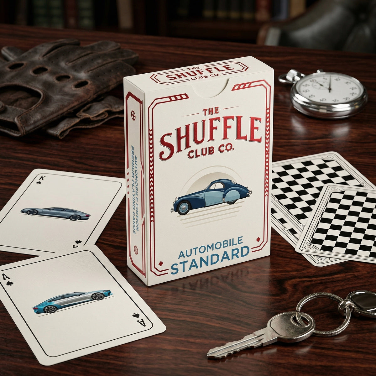 Shuffle Club Auto Playing Cards classic cars product view 6