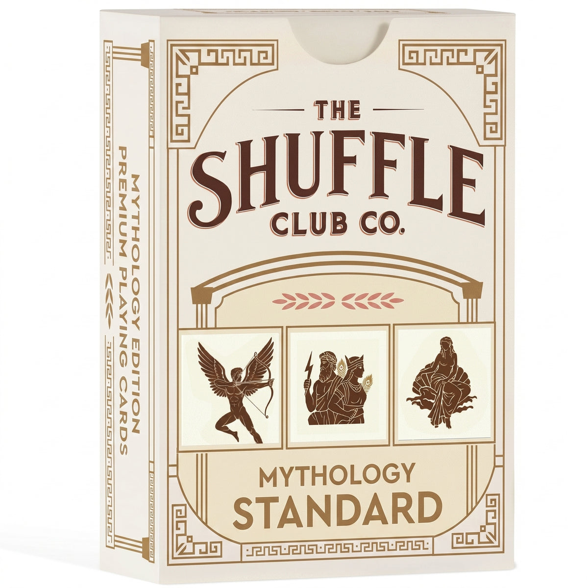 Shuffle Club Mythology Edition Playing Cards deck box and cards