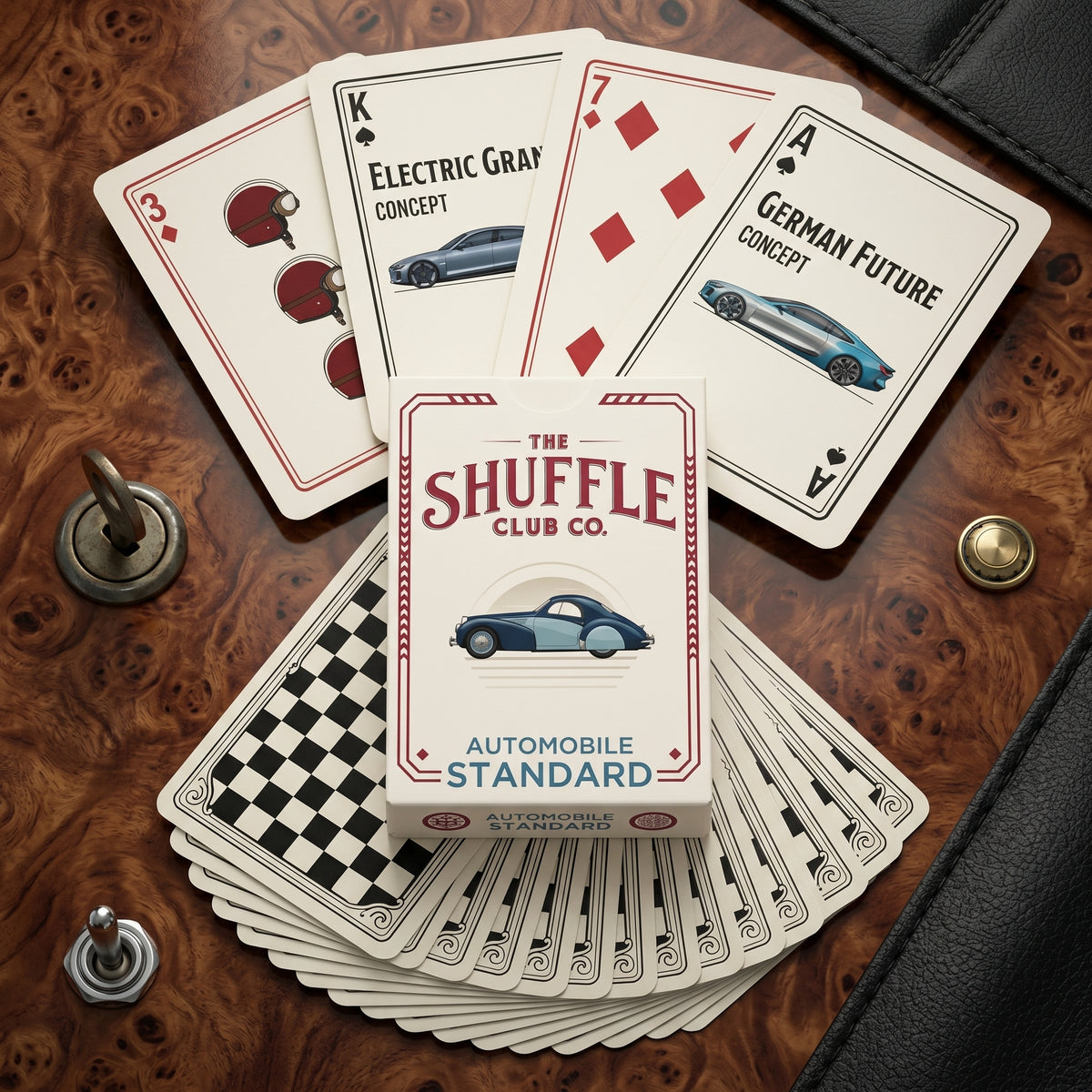 Shuffle Club Auto Playing Cards classic cars product view 5